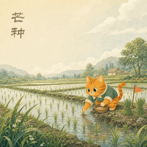 テーマプレビュー - 猫の二十四節気絵本